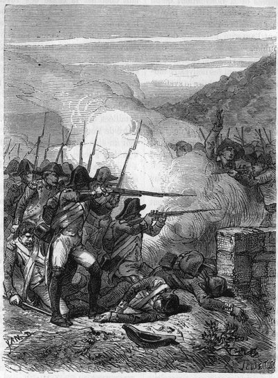 Vendee háborúk (1793-1796): torfoui csata (tiffauges-i csata), a vendee csapatok győzelme Kleber csapatai ellen szeptember 19-én alkotó: Anonymous Anonymous