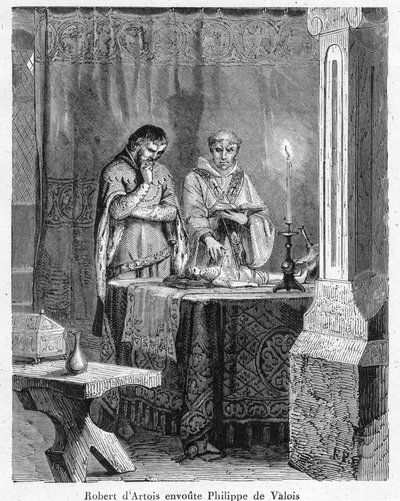 Boszorkányság és fekete mágia: „” Artois-i lord, III. Róbert (1287-1342) Valois Jánost (II. János, Jó Jánosnak), VI. Fülöp király fiát varázsolja el egy viaszbabára a képére (voodoo) alkotó: Anonymous Anonymous