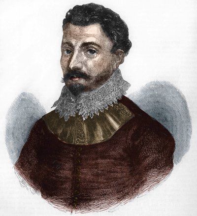 Sir Francis Drake portréja. Angol navigátor és magánember (született Tavistockban, Devonshire, 1540 körül Portobelo mellett, Paname alkotó: Anonymous Anonymous