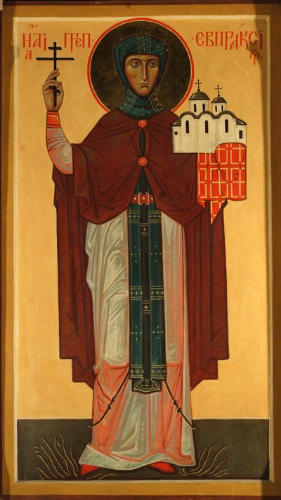 Szent Eupraxia, Pszkov hercegnője alkotó: Anonymous Russian icon painter