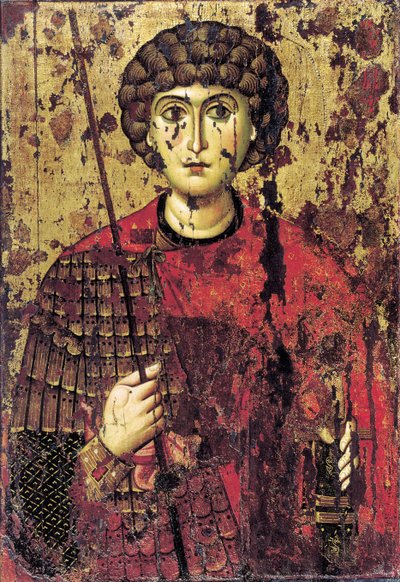 Szent György, 12. század alkotó: Anonymous Russian icon painter