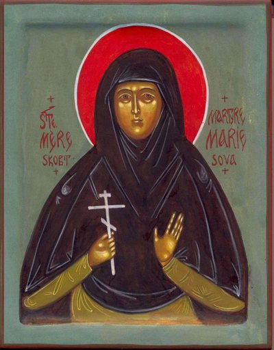 Szent Mária Anya, XX. század alkotó: Anonymous Russian icon painter