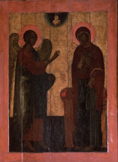 Ustyug Angyali üdvözlet, XVI. század második fele. alkotó: Anonymous Russian icon painter