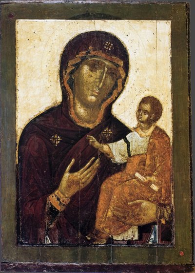 Szűz Hodegetria, XII. század alkotó: Anonymous Russian icon painter