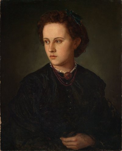 Egy lány portréja alkotó: Anselm Feuerbach