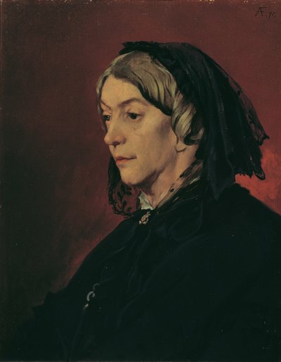 Henriette Feuerbach, a művész mostohaanyja alkotó: Anselm Feuerbach