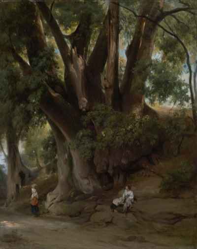 Italian Treescape (út Albanóban) alkotó: Anselm Feuerbach