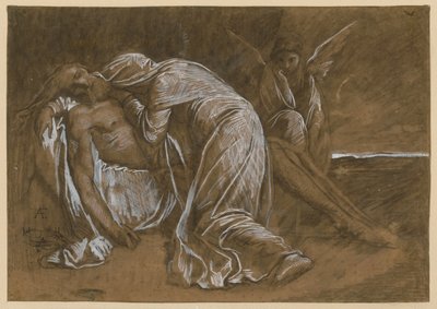 Siránkozó nők. Tanulmány egy Pietàhoz alkotó: Anselm Feuerbach