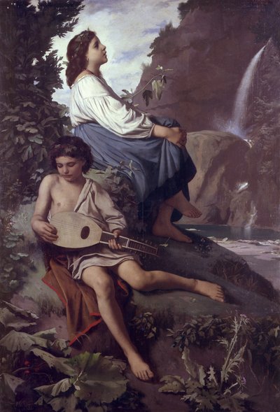 Emlék Tivoliról alkotó: Anselm Feuerbach