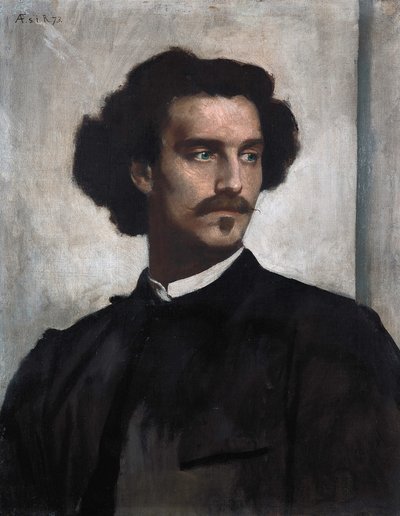 Önarckép alkotó: Anselm Feuerbach
