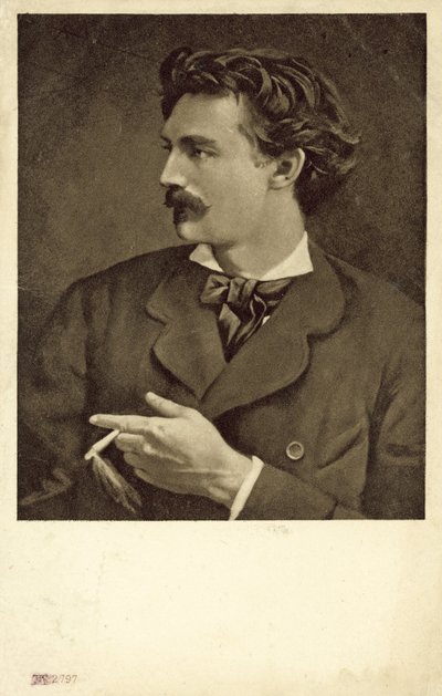 Anselm Feuerbach német művész önarcképe alkotó: Anselm Feuerbach