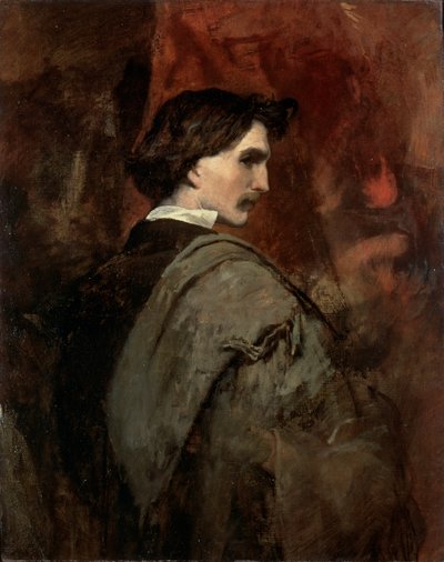 Önarckép, c1854-c1858 alkotó: Anselm Friedrich Feuerbach