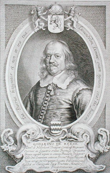 Godart van Reede (1588-1648) a „Kitűnő férfiak portréiból”, Cornelis Galle metszete, 1706-ban megjelent (metszet) alkotó: Anselmus van (after) Hulle