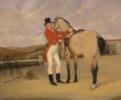 James Taylor Wray a Bedale Huntból a Dun Hunterrel alkotó: Anson Ambrose Martin