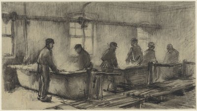A kaparók a pamutfestő üzletben alkotó: Anthon Gerhard Alexander van Rappard
