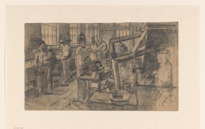Az ezüstgyárban alkotó: Anthon Gerhard Alexander van Rappard