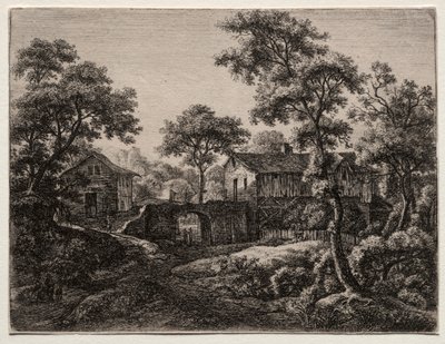 Egy átjáró. alkotó: Anthonie Waterloo