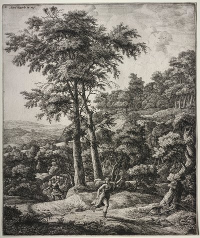 Apollo és Daphne. alkotó: Anthonie Waterloo