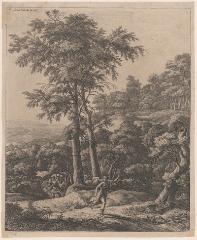 Apollo és Daphne, 17. század. alkotó: Anthonie Waterloo