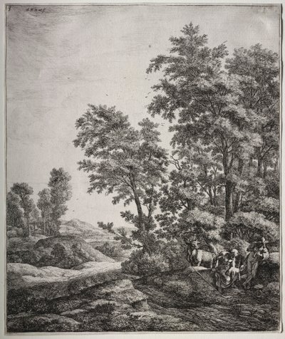 Merkúr és Argus. alkotó: Anthonie Waterloo