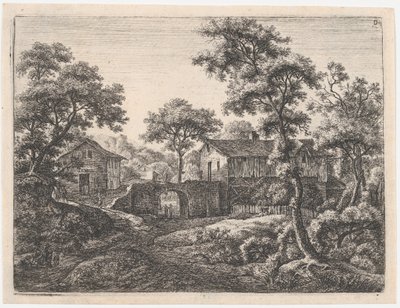 Az átjáró, 17. század. alkotó: Anthonie Waterloo