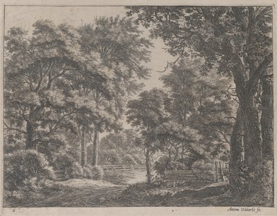 The Trimmed Groves, 17. század. alkotó: Anthonie Waterloo