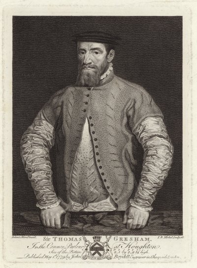 Sir Thomas Gresham portréja alkotó: Anthonis van Dashorst Mor