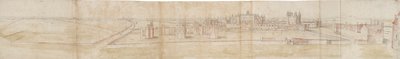 Hampton Court Palace északról, 1550-1560 alkotó: Anthonis van den Wyngaerde