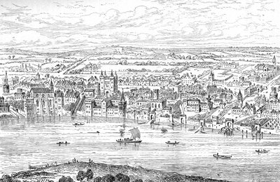 London Temple Bartól Charing Crossig, 1543 1897 alkotó: Anthonis van den Wyngaerde