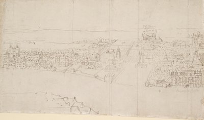 London panorámája Southwarkból nézve: Durham House to Barnard