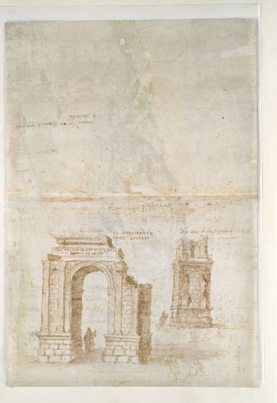 Panorámás kilátás Tarragonára a déli tenger felől, 1560-as évek. alkotó: Anthonis van den Wyngaerde