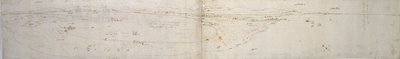 Vázlat a valenciai lagúnáról, la Albuferáról és a szomszédos partokról és vidékről, 1560-as évek alkotó: Anthonis van den Wyngaerde