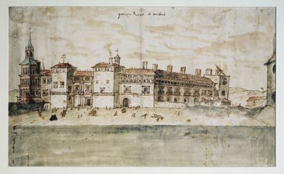 A madridi Alcazar alkotó: Anthonis van den Wyngaerde