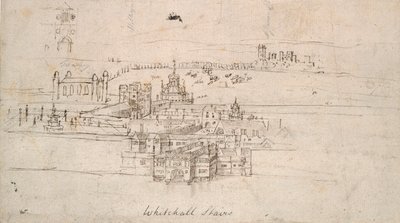 A londoni Tower, 1550-1560 alkotó: Anthonis van den Wyngaerde