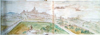 Kilátás Tarragonára alkotó: Anthonis van den Wyngaerde