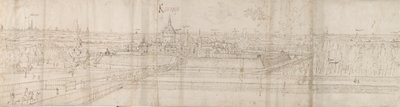 Kilátás az Antwerpen melletti Cantecroy palotára és a környező vidékre, 1557-58 alkotó: Anthonis van den Wyngaerde