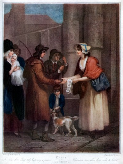 Egy új szerelmes dal, Only Hapenny a Piece, 1796, 1929 alkotó: Anthony Cardon