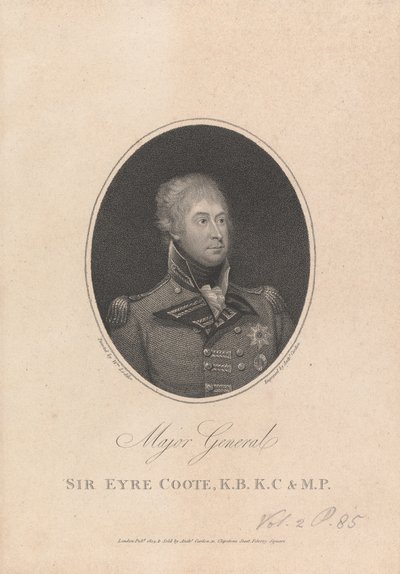 Sir Eyre Coote alkotó: Anthony Cardon