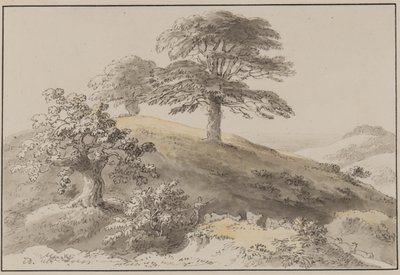 Sussex: St Marthas közelében, Alburyban (toll, ecset, tinta és WC papíron) alkotó: Anthony Devis