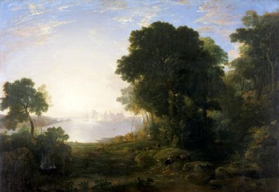 "Caernarvon Castle", 1815-1819 alkotó: Anthony Vandyke Copley Fielding
