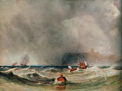Vihar Whitby mellett, 1851 alkotó: Anthony Vandyke Copley Fielding