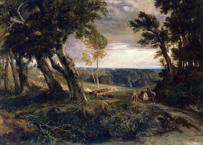 Tilgate Forest Bolney közelében, Sussex alkotó: Anthony Vandyke Copley Fielding