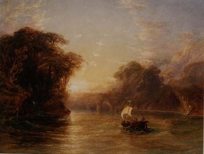 Ubaldo és Carlo az elvarázsolt csónakban alkotó: Anthony Vandyke Copley Fielding