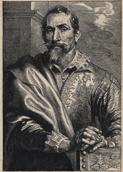 Synder portréja (Franciscus Snyders) (Frans Snyders vagy Snijders) 1579-1657, Anthony van Dyck alkotó: Anthony van (after) Dyck