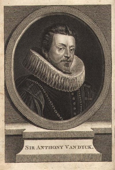 Sir Anthony van Dyck (1599-1641) (metszet) alkotó: Anthony van (after) Dyck