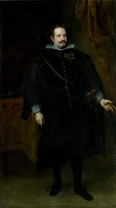 Diego Felipe de Guzman, Regganes márki. alkotó: Anthony van Dyck