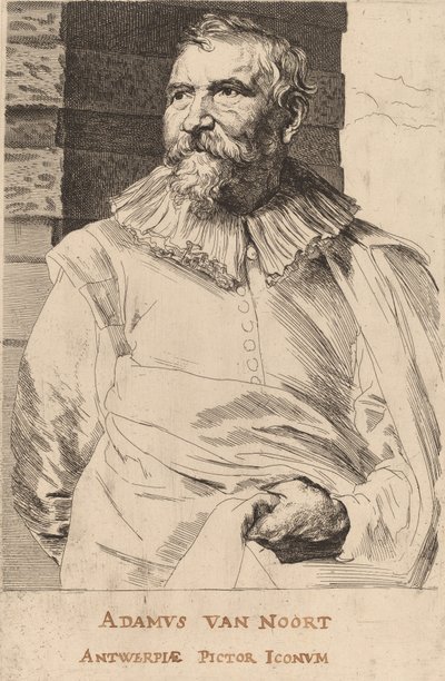 Adam van Noort, valószínűleg 16261641. alkotó: Anthony van Dyck