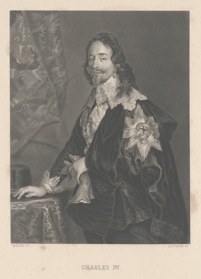 I. Károly, A.H. Payne metszete alkotó: Anthony van Dyck