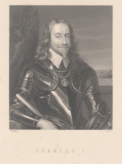 I. Károly, W. Hall metszete alkotó: Anthony van Dyck