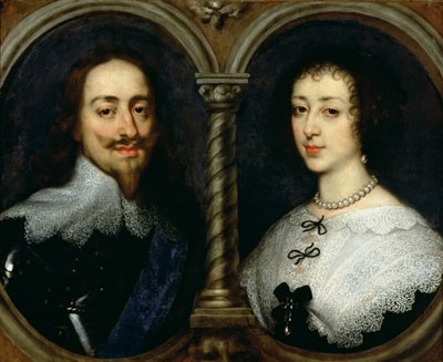 I. Károly angol (1600-49) és Henrietta Mária királynő (1609-69) alkotó: Anthony van Dyck